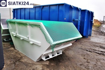 Siatki Rydułtowy - Siatka przykrywająca na kontener - zabezpieczenie przewożonych ładunków dla terenów Rydułtowy